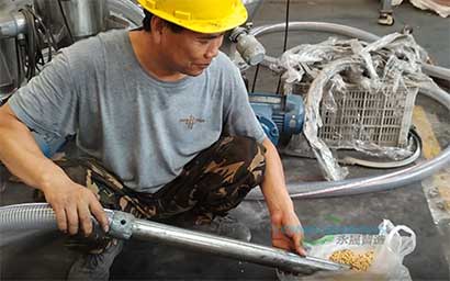 颗粒物料黄豆真空上料机 水平4米高度6米输送